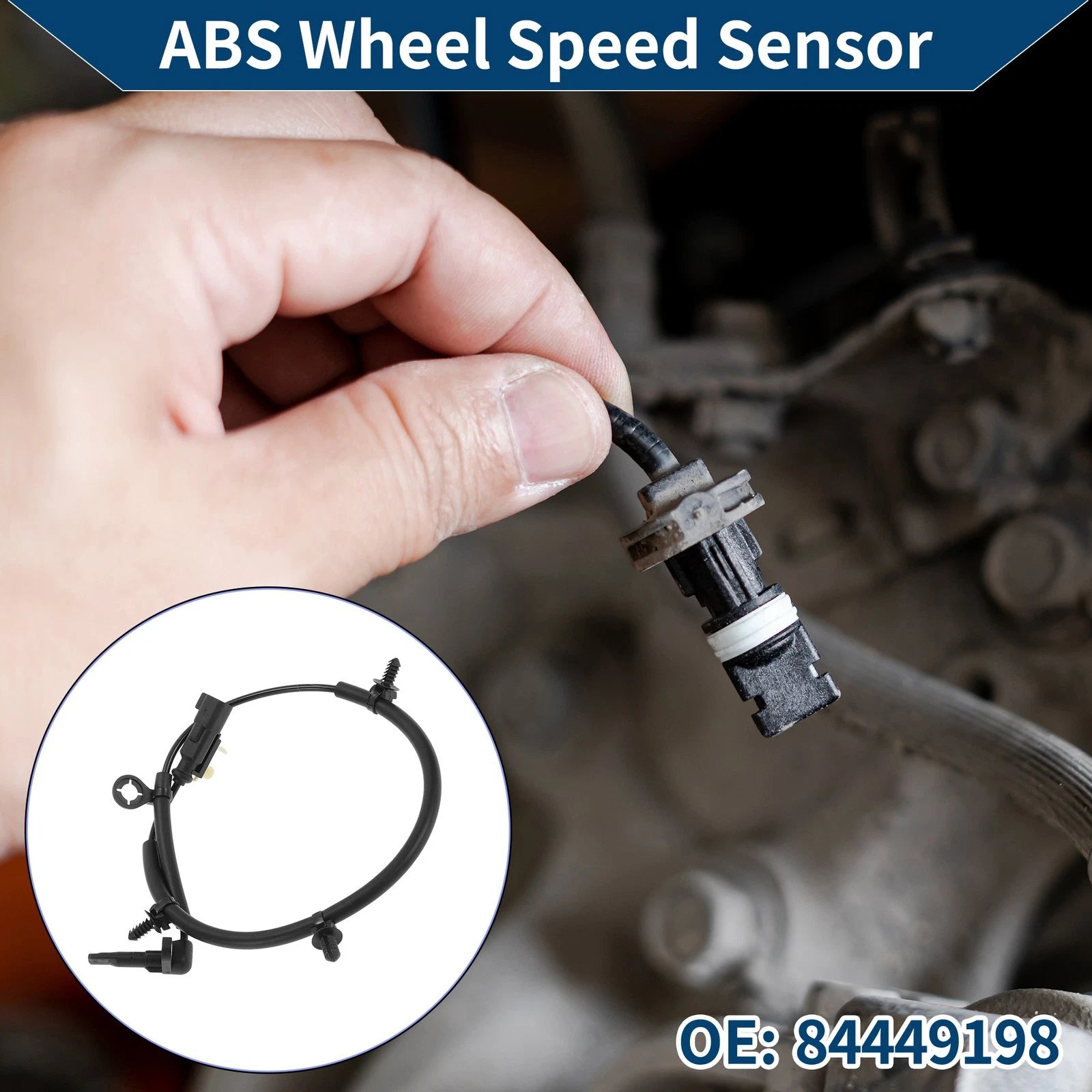 ABS Wheel Speed Sensor Rear Replacement for GMC Terrain (2018–2024)