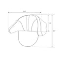 Chopped Trunk Backrest Pad for Harley Touring Road Glide (1997–2013)