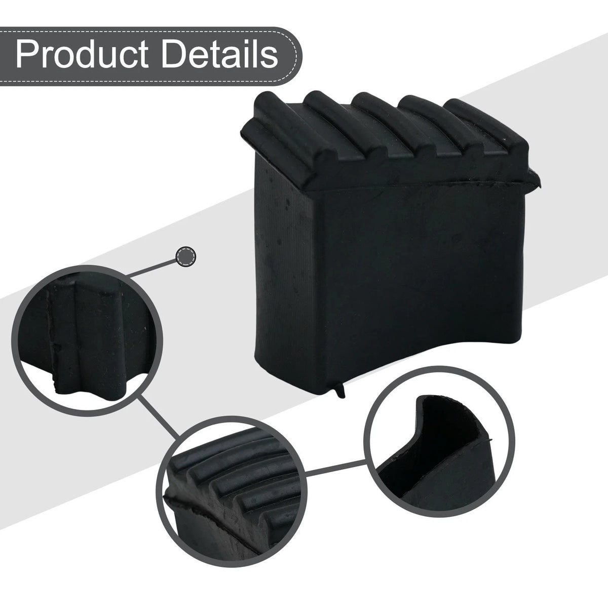 Rubber Foot Covers for Increased Ladder Stability and Safety
