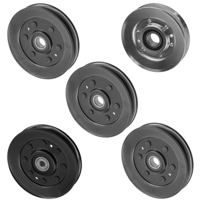 V Idler Deck Pulley Set Replacement for John Deere X300 304 42 Inch (2005–2018)