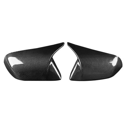 Carbon Fiber Side Door Mirror Cover Cap for Ford Mustang (2015–2024)