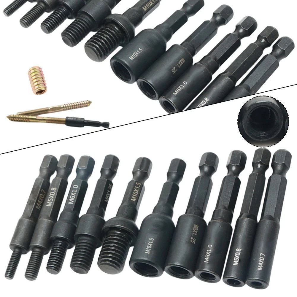 Dual Head Socket Screwdriver Bit Holder for Woodworking (DIY Projects)