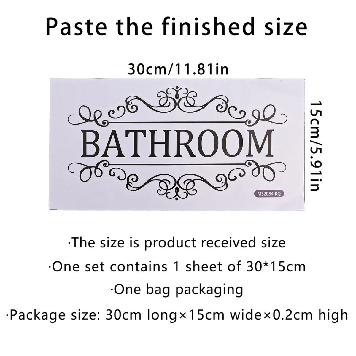 Decorative Sticker for Bathroom Toilet (2010–2023)