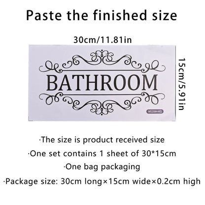 Decorative Sticker for Bathroom Toilet (2010–2023)