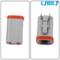 5X 4Pin Waterproof Electrical Wire DT Connectors for (2010–2023)