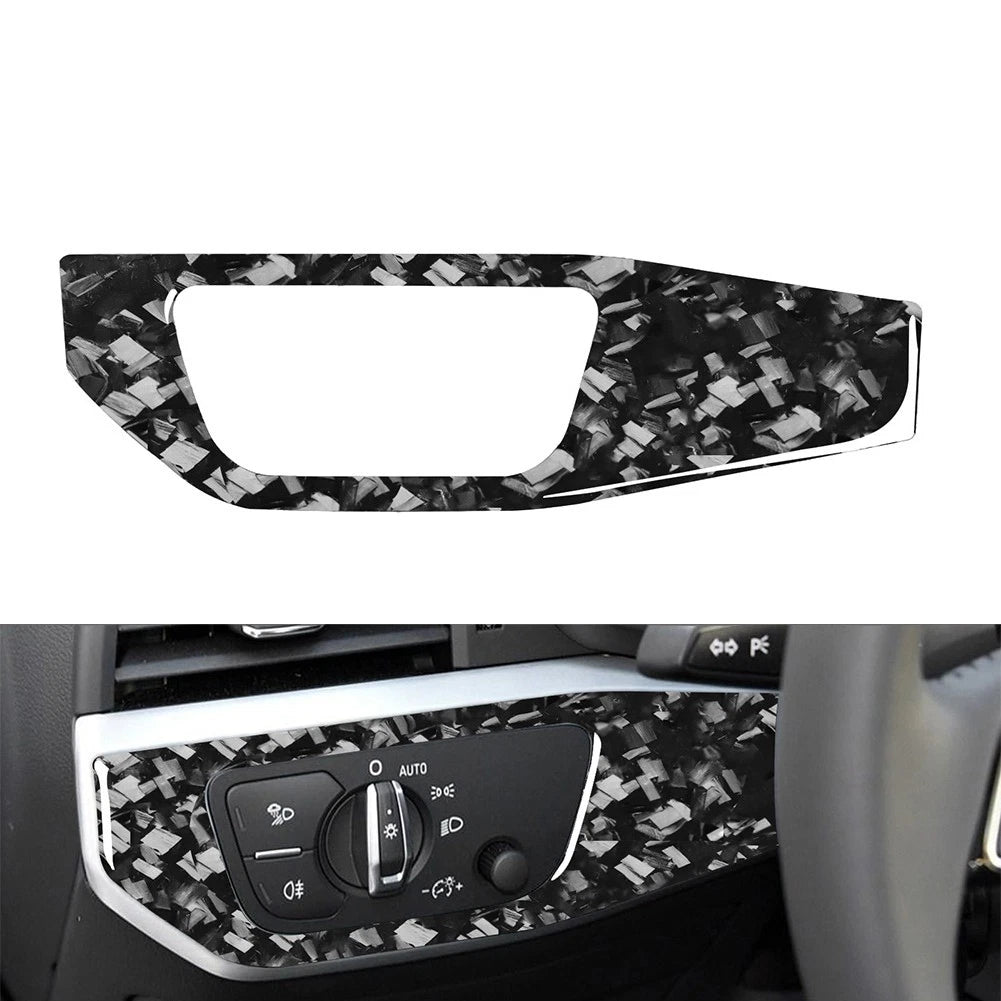 Headlight Switch Button Trim for Audi A4 B9 (2016–2022), A5 (2017–2021) LHD