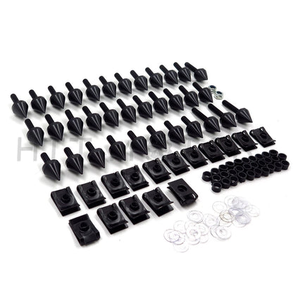 Aluminum Fairing Bolts Kit for Yamaha YZF R1 (2004–2006) - Black