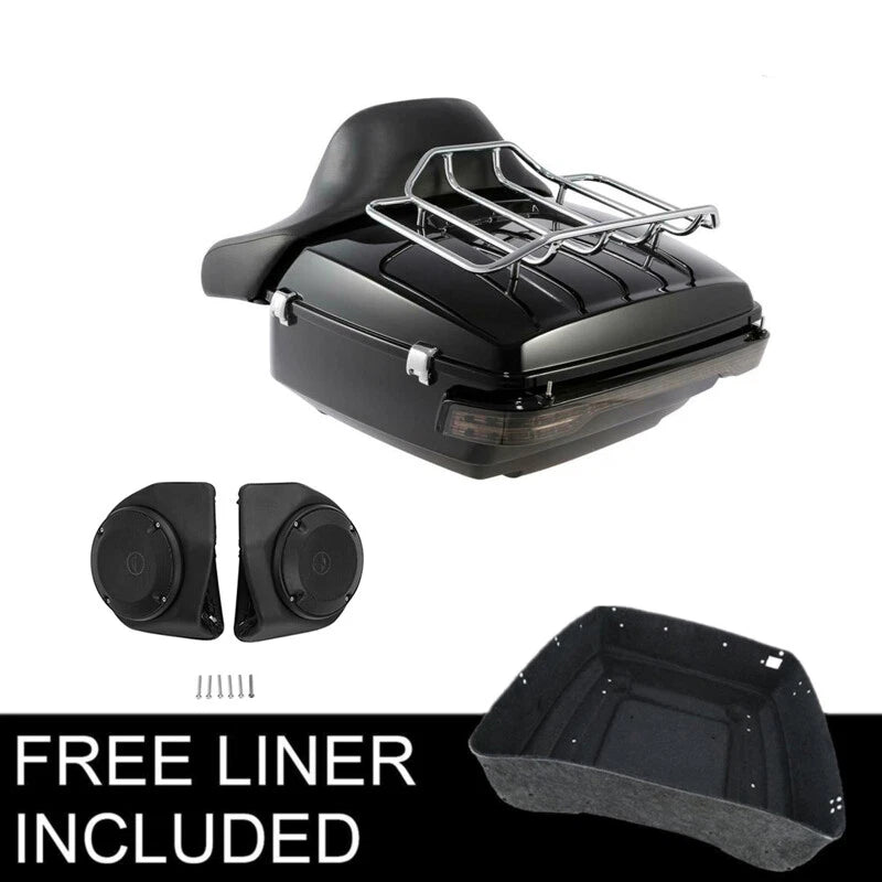 Trunk Pad Rack Speakers for Harley Touring Electra Glide (2014–2026)