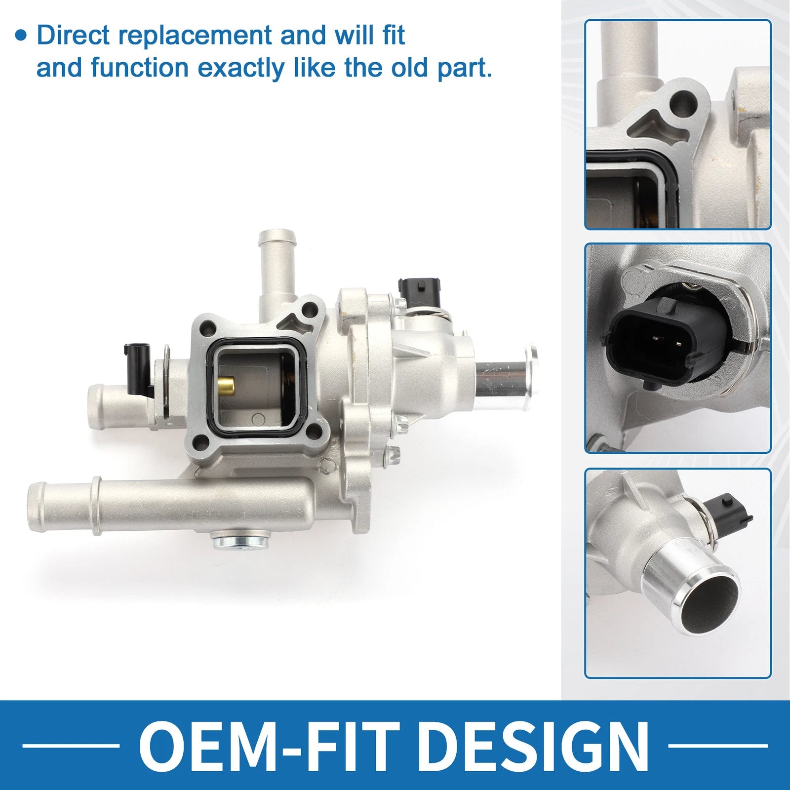 Engine Coolant Thermostat Housing Assembly for Chevy Sonic 1.8L (2012–2018)