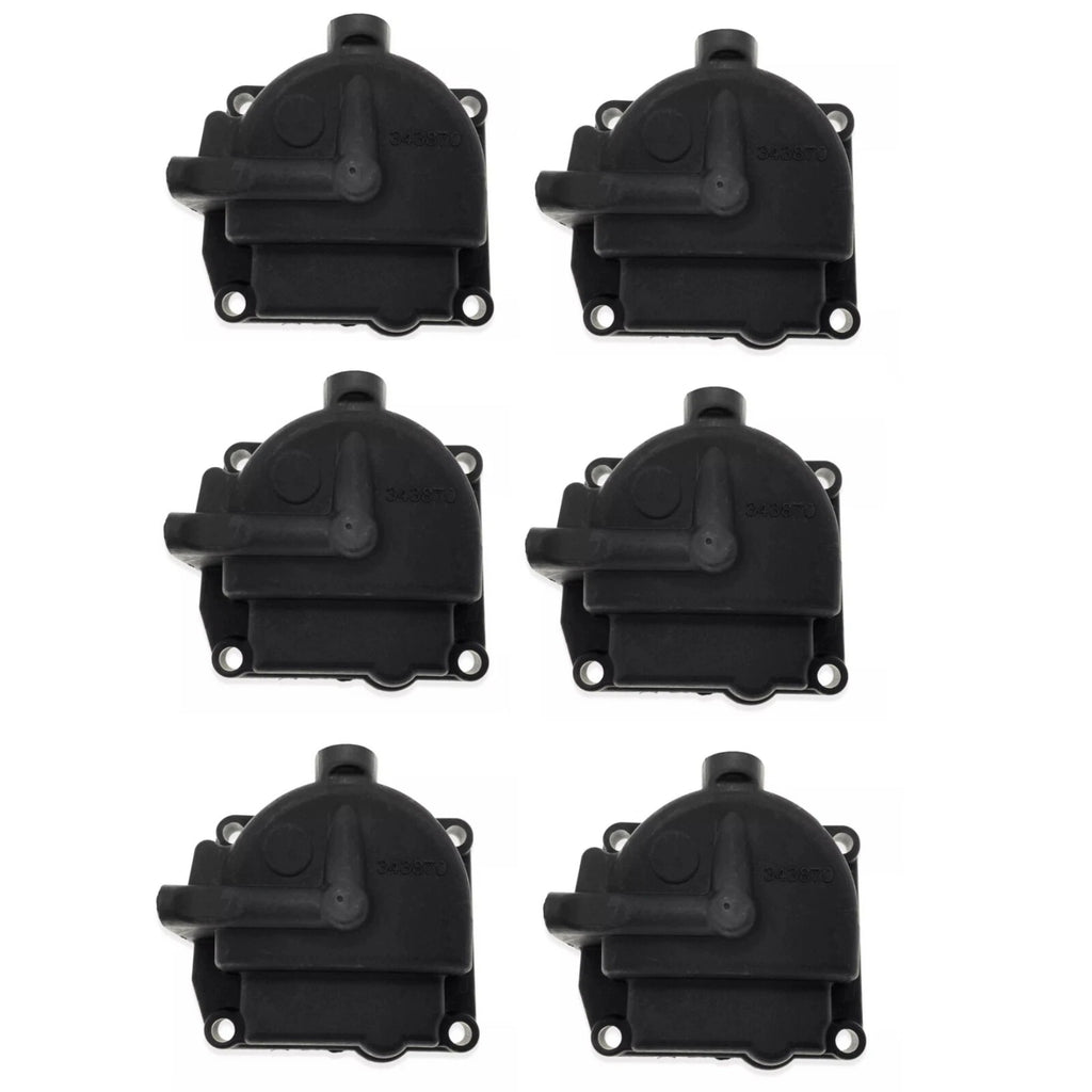 6 Carburetor Bowl Float Chamber Assembly for OMC Johnson Evinrude (433000, 766418)