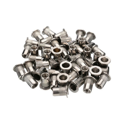 50x M6-M10 Thread Stainless Steel Rivet Nut Insert Nutsert