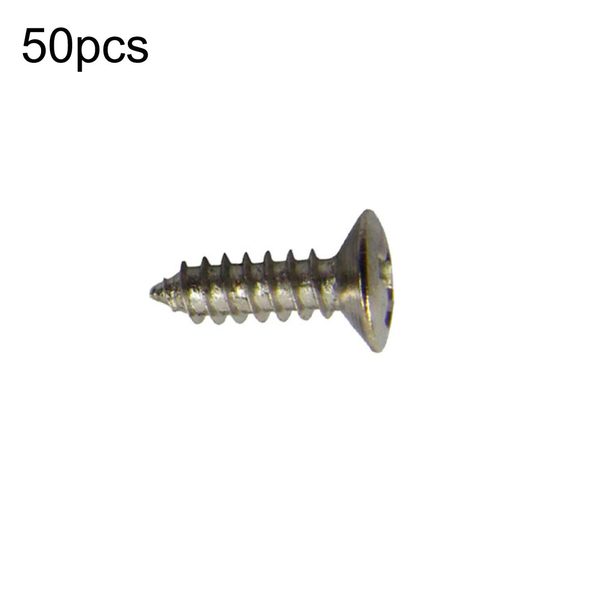 50 Pcs Mounting Screws for Electric Guitar Bass Pickguard
