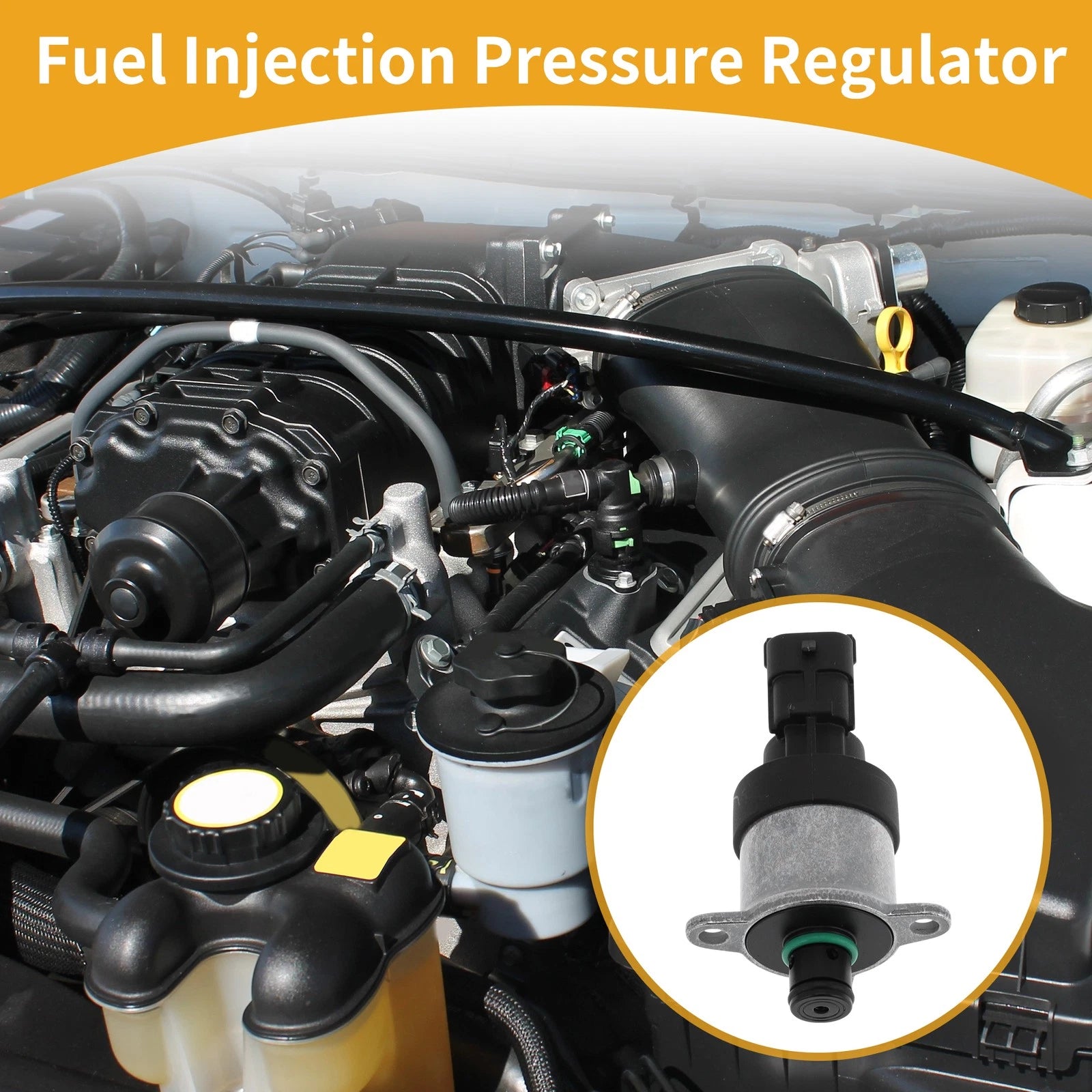 Fuel Pressure Regulator Replacement for Dodge Ram 2500 (2003–2007) Metal