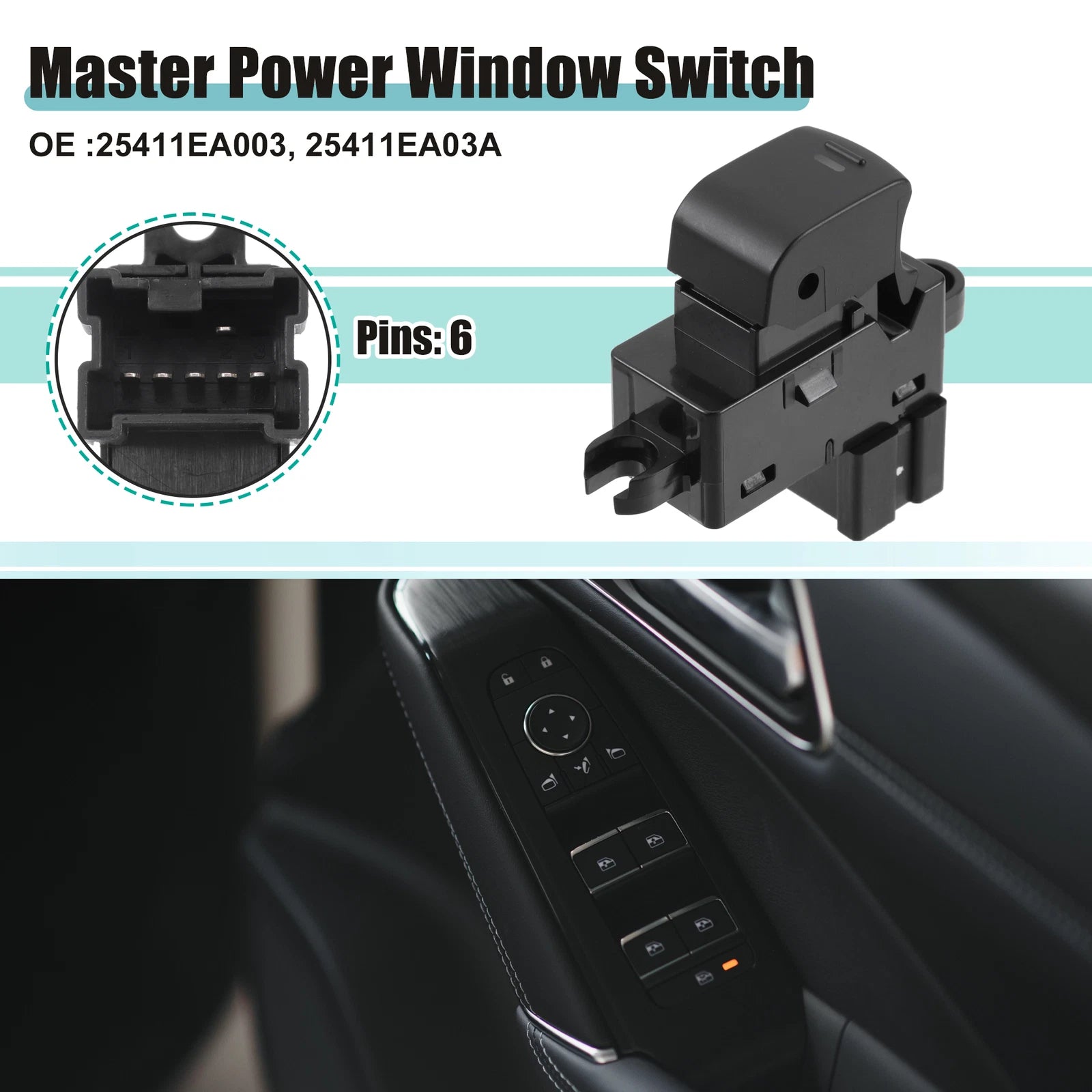 Master Power Window Switch for Nissan Frontier (2005–2021)
