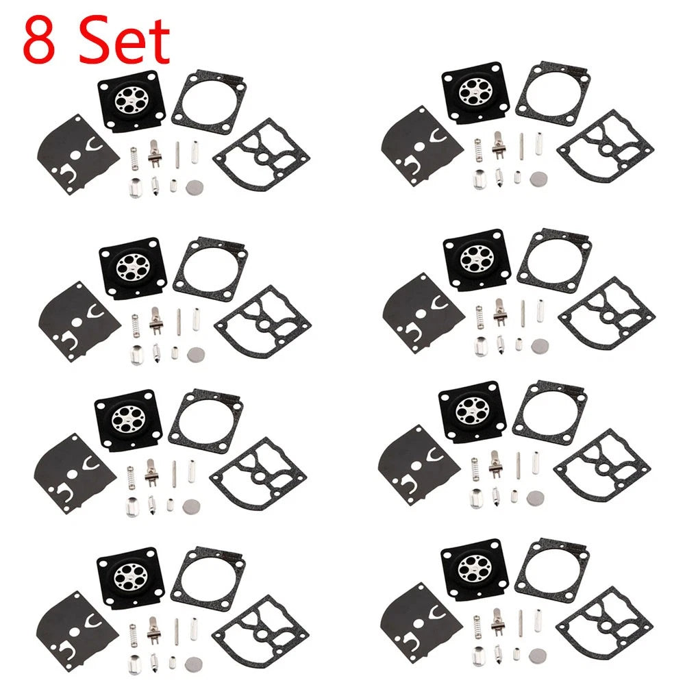 Set of 8 Carburetor Repair Kits for STIHL HS45 FS55 FS38 BG45 ZAMA RB-100