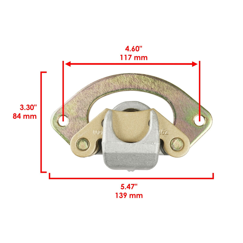 Left Front Brake Disc and Caliper Replacement for Polaris Scrambler 850 XP (2014–2014)