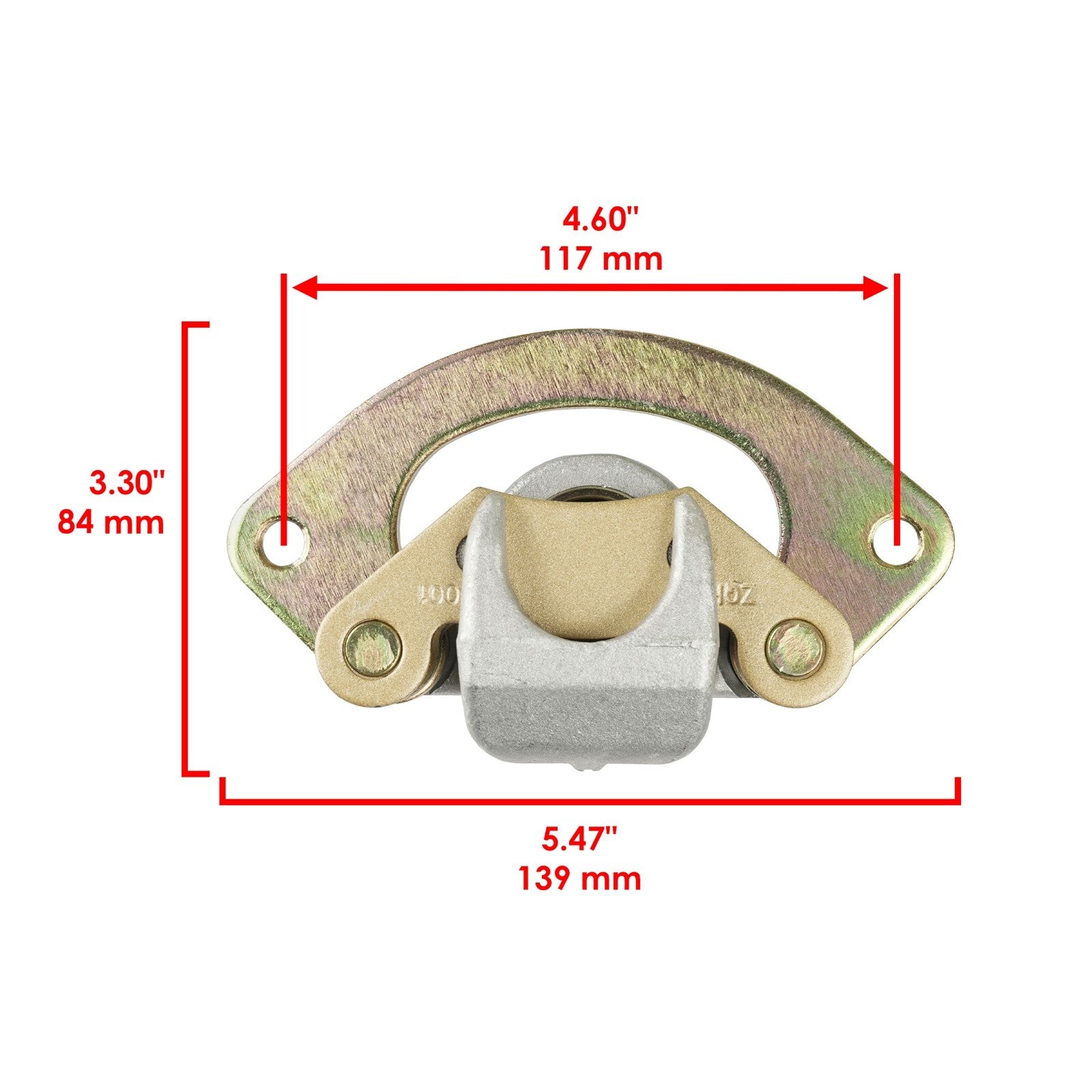 Left Front Brake Disc and Caliper Replacement for Polaris Scrambler 850 XP (2014–2014)