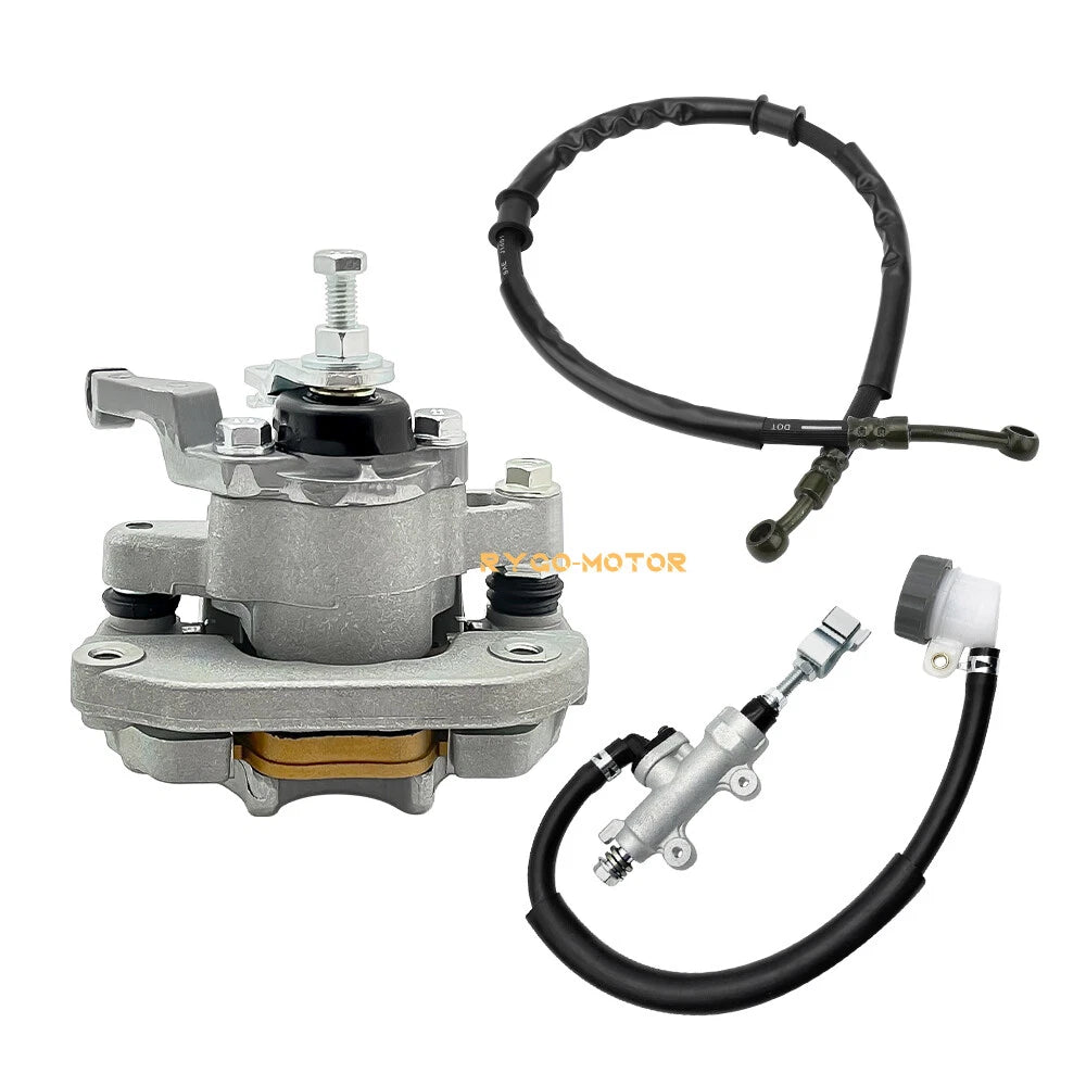 Rear Brake Caliper Master Cylinder Hose Kit for Honda TRX450R TRX450ER (2004–2014)