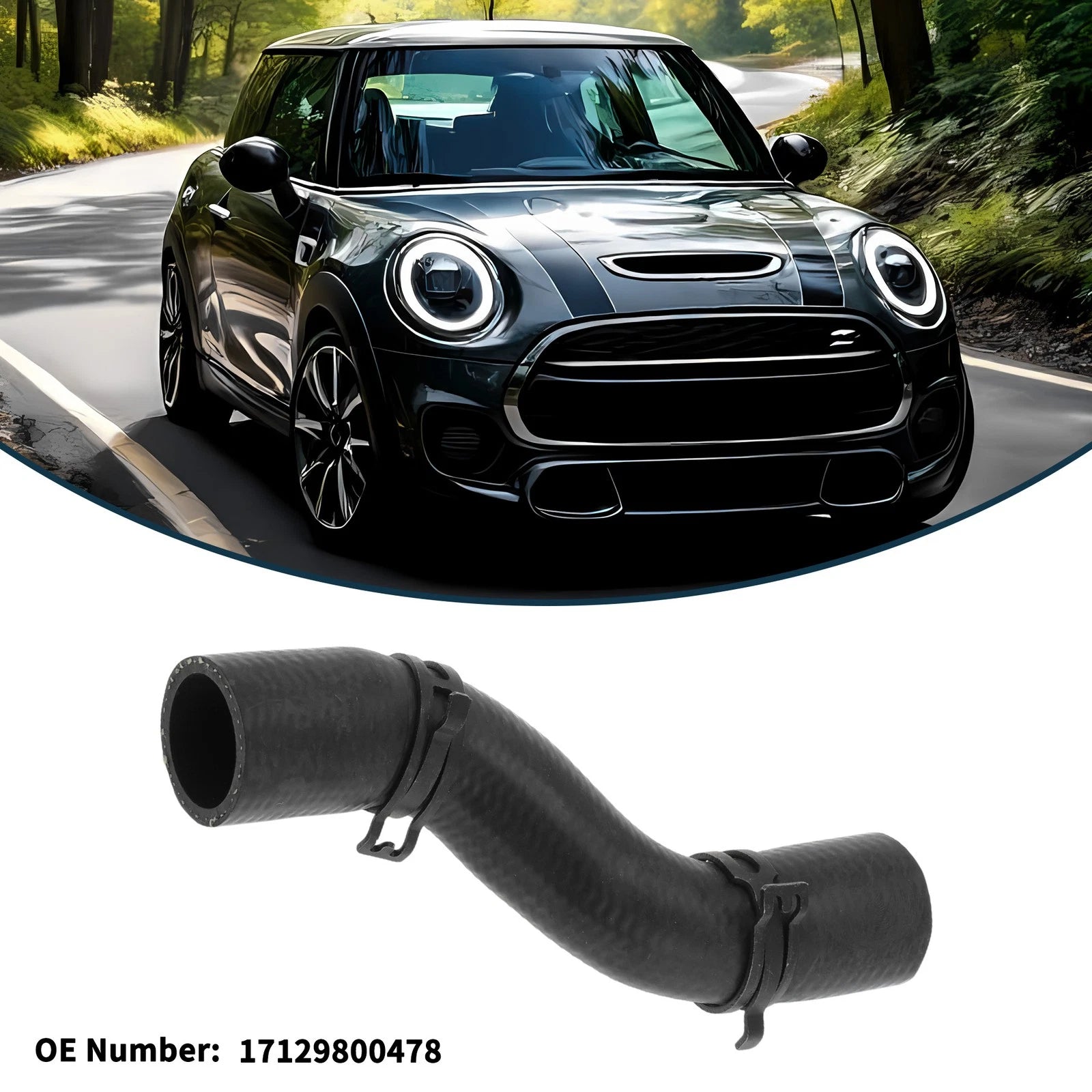 Radiator Hose Rubber Water Pipe for BMW Mini Cooper Countryman (2011–2016)