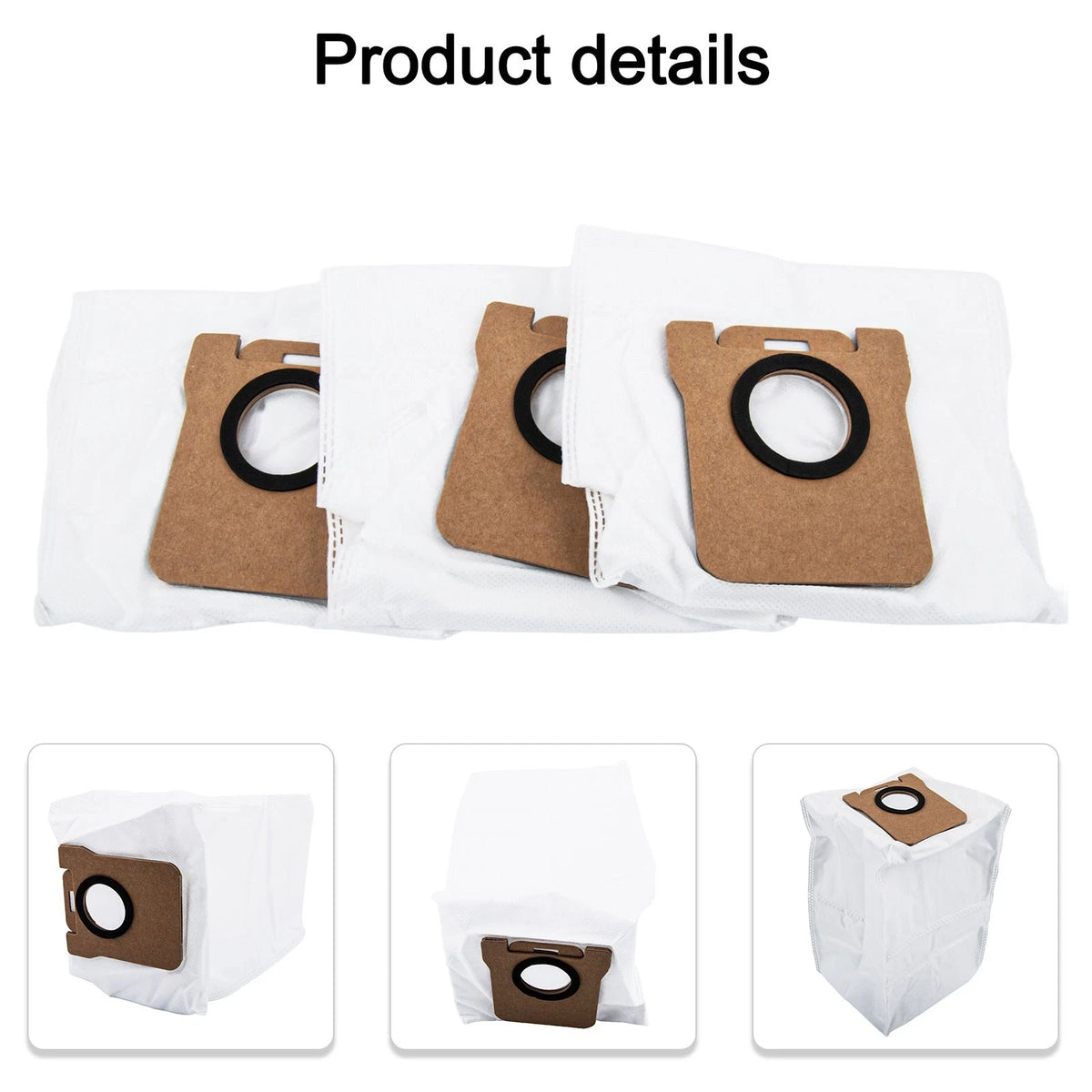 3 Pack Dust Collection Bags for Mova S10 Plus