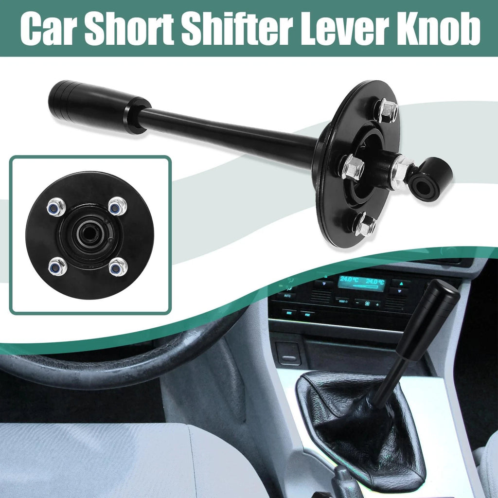 Short Shifter Lever Knob Replacement for BMW E30 E36 E46 E34 E39 (Black)
