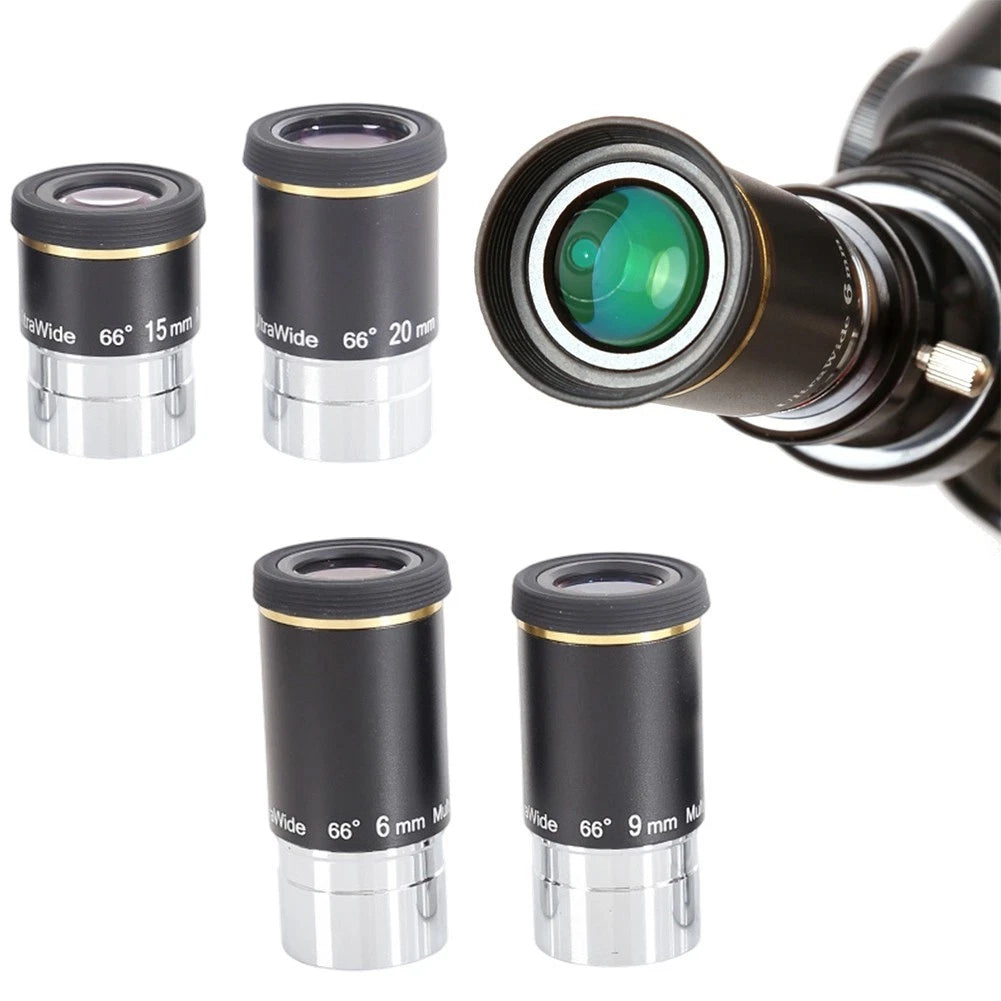 Multi-coated Optics for Ultra Wide Field of View (66 Degrees)