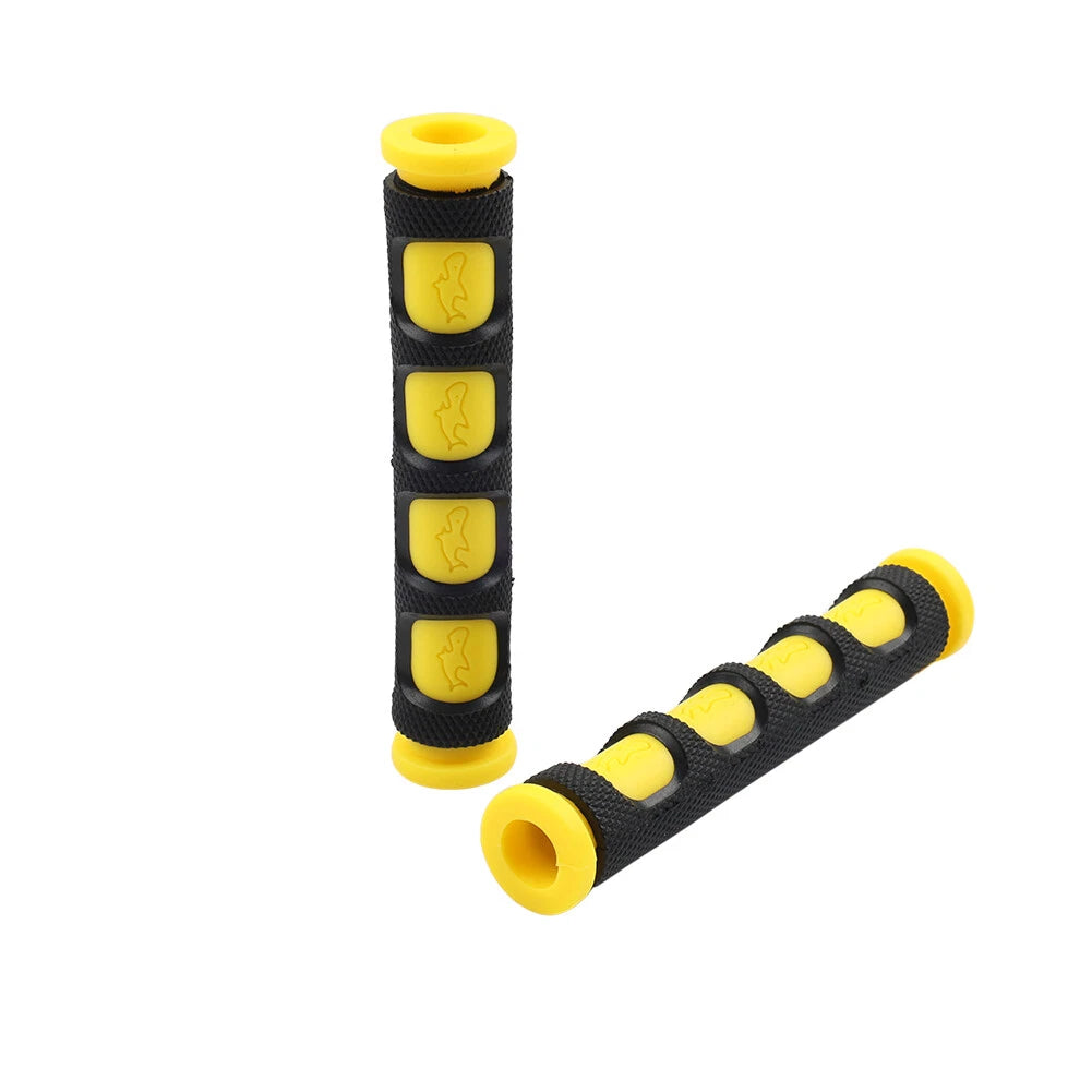 1 Pair Yellow Rubber Handle Brake Grip Sleeve for Universal Motorcycle
