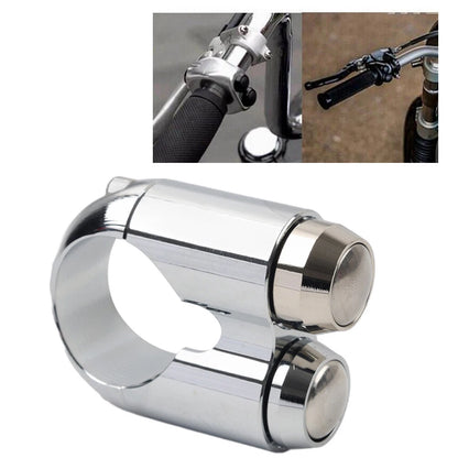 1" Chrome Handlebar Switch 2 Button Horn Light Control for Harley Dyna Chopper