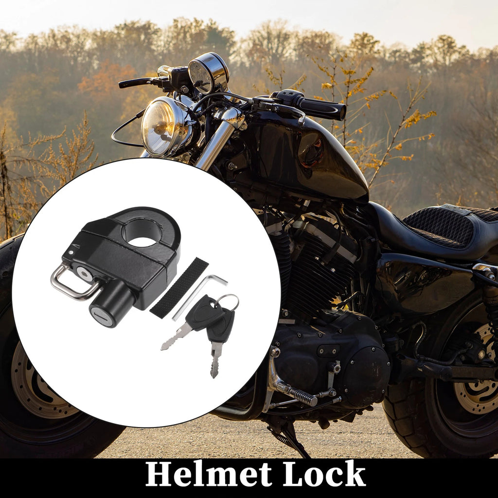 Bike Helmet Lock Cable Set for Universal Mini Motorcycle and Bicycle (Universal)