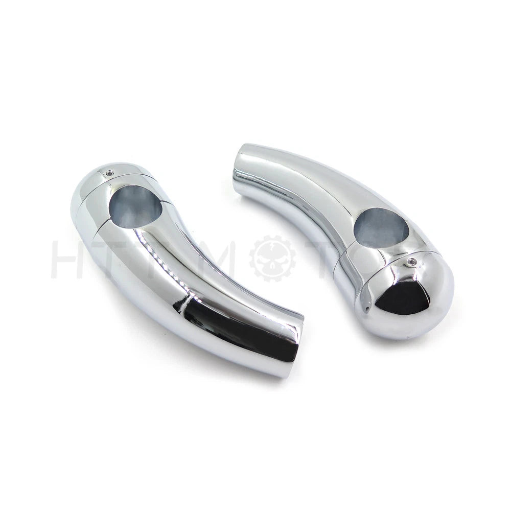 1" Chrome Handlebar Risers for Harley Victory (Cruiser)