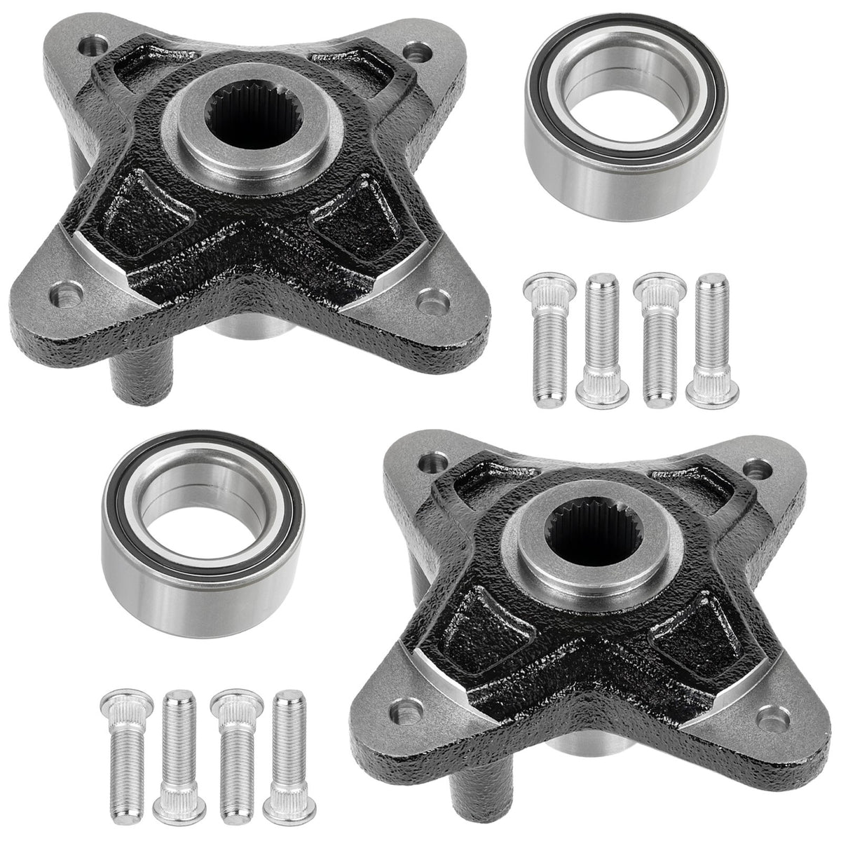 Rear Wheel Hub Bearing Kit W Bolts for Polaris RZR 4 XP 900 (2012–2013)