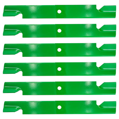 High Lift Blade Deck Notched for Exmark 72 Inch Deck (24 1/2 Inch)