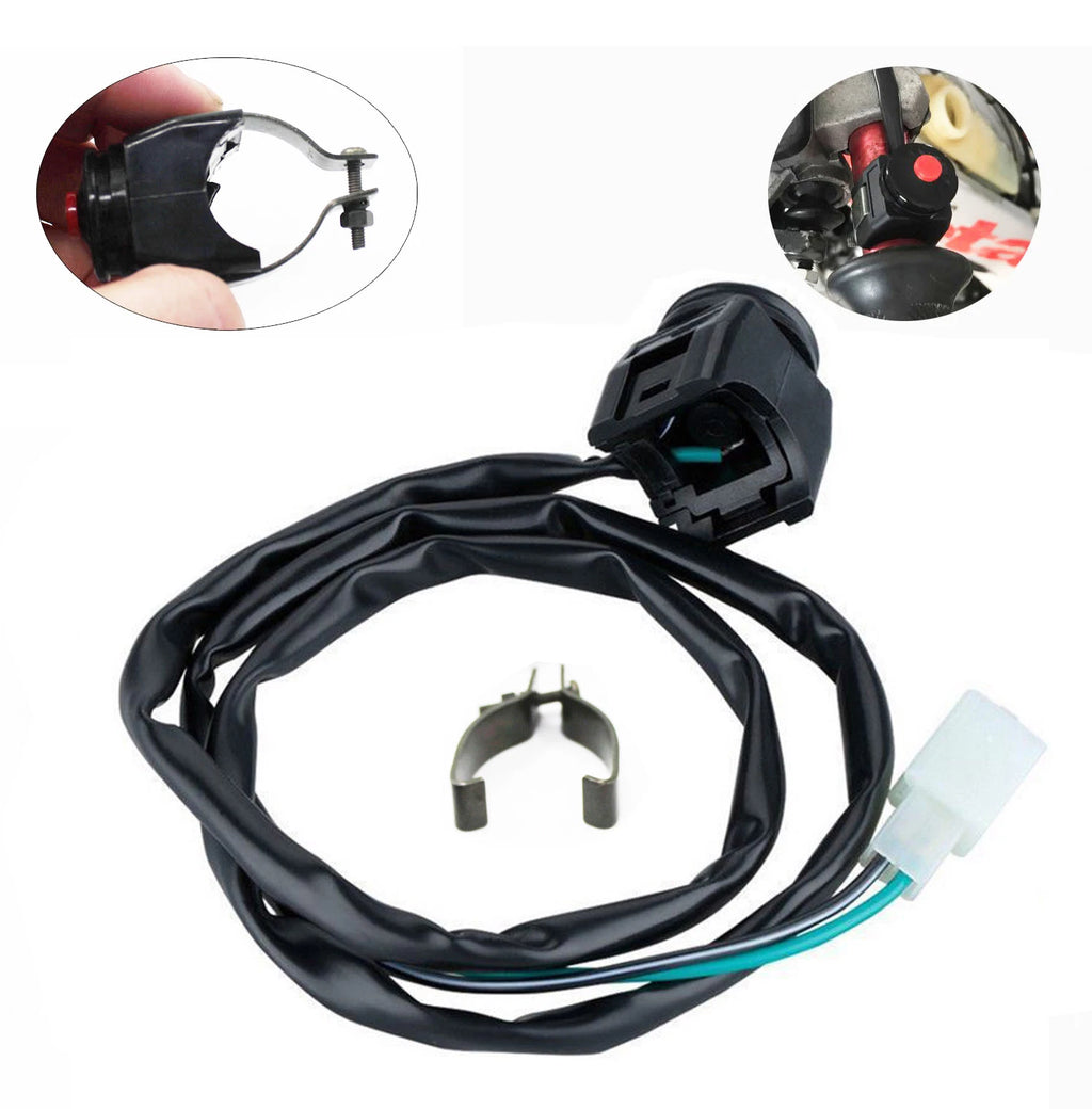 7/8" 22mm Motorcycle ATV Starter On Off Button Horn Kill Switch