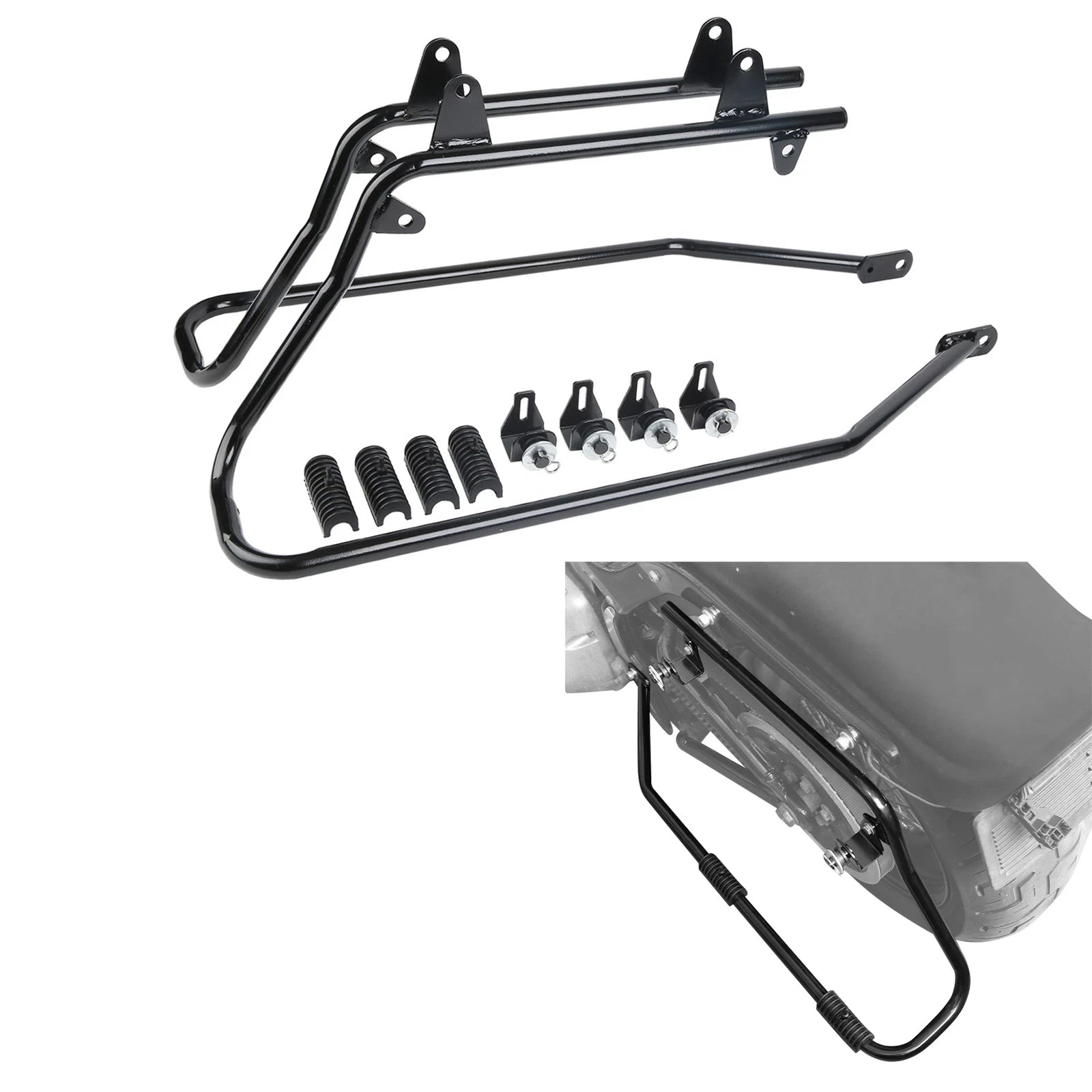 Saddlebag Conversion Brackets for Harley Softail (1984–2017)