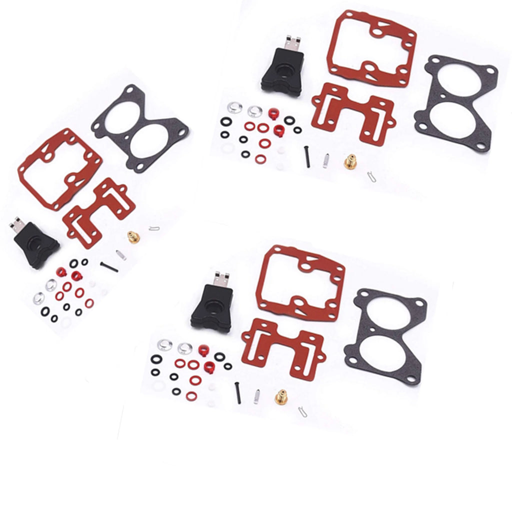 3X Carburetor Repair Kit 439076 for OMC Johnson Evinrude (1968–1999)