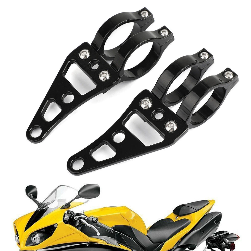 41mm Headlight Mount Bracket for Universal Chopper Cafe Racer (T9)