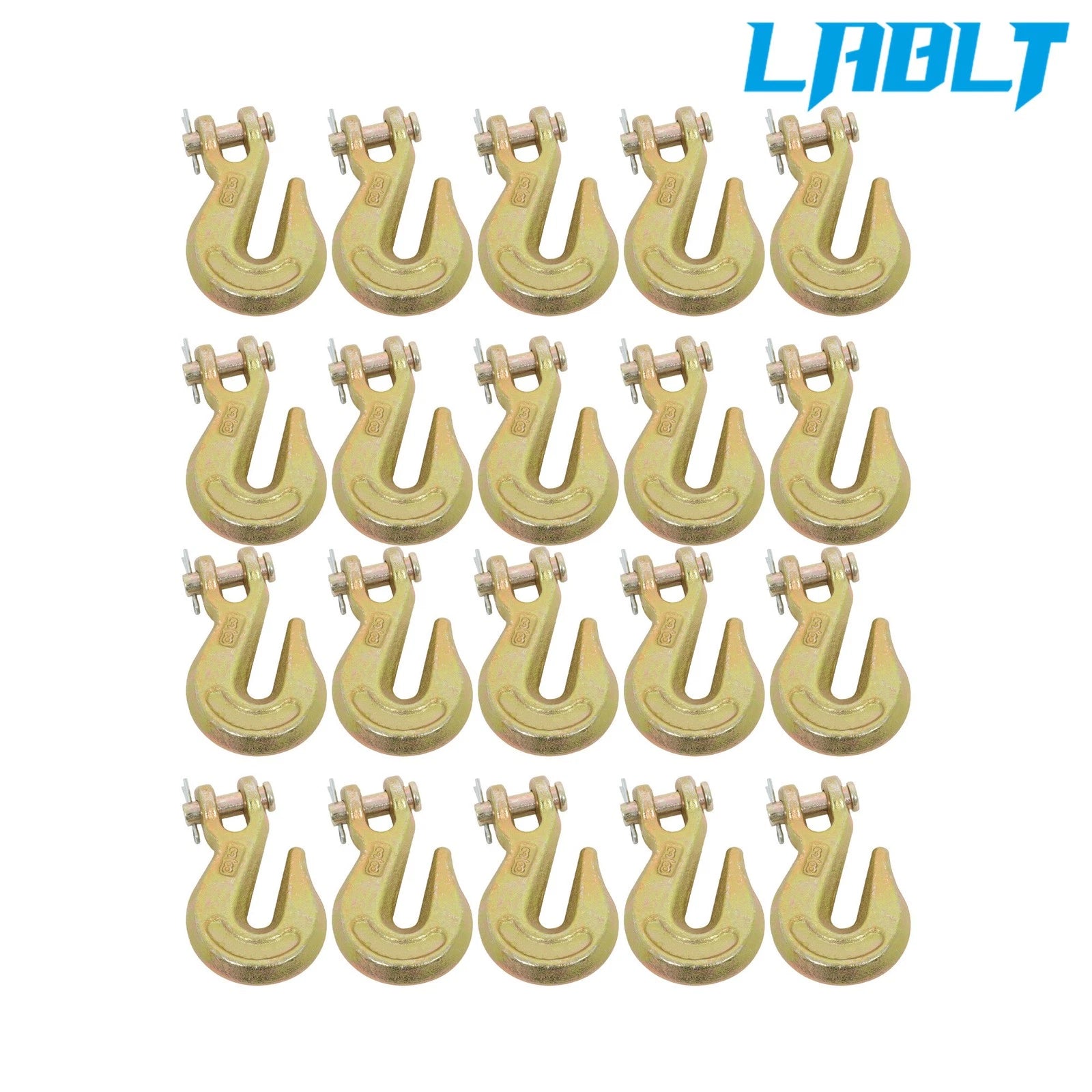 20PCS Clevis Grab Hooks for Flatbed Truck Trailer Tie Down
