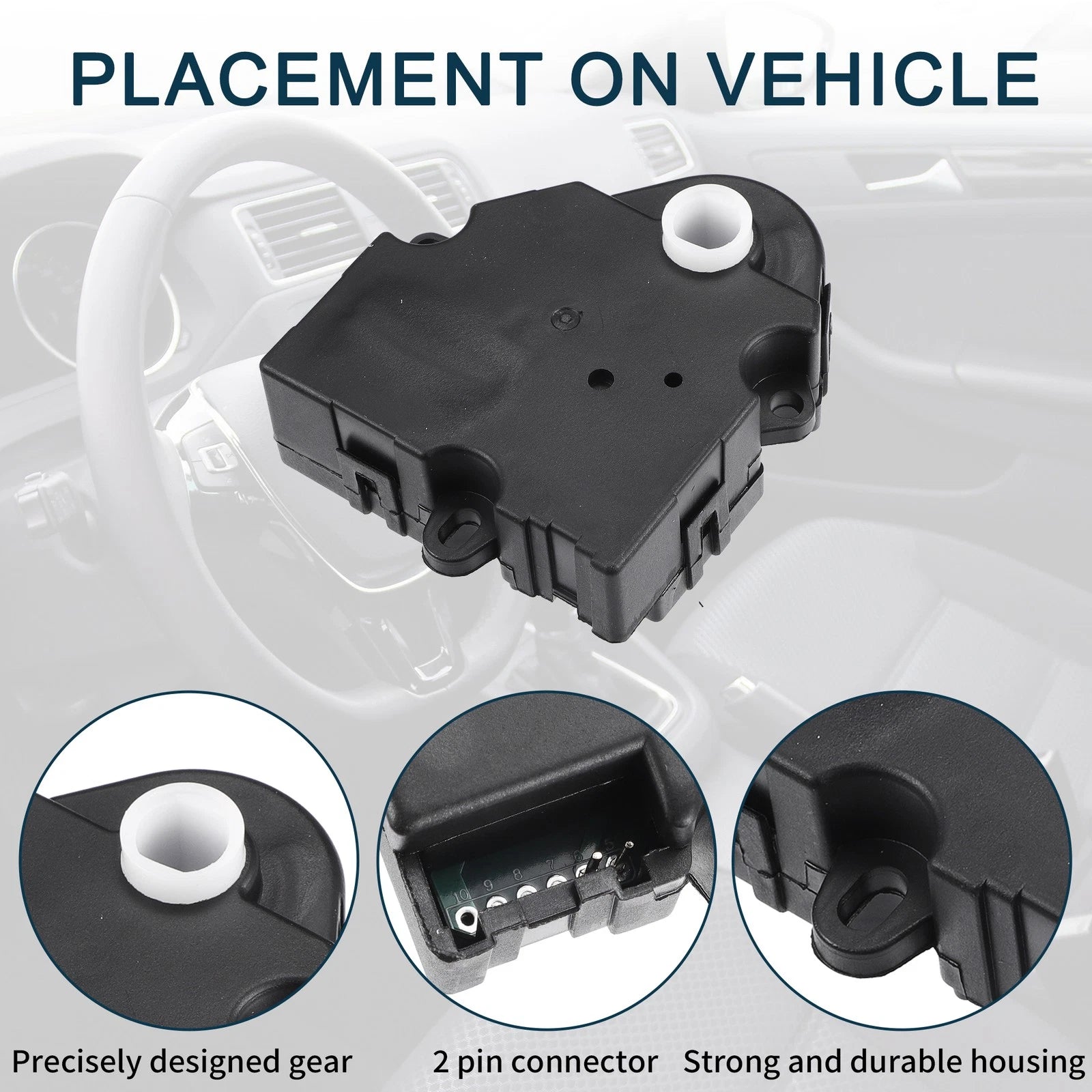 HVAC Heater Blend Door Actuator for Chevrolet C1500 (1992–1994)