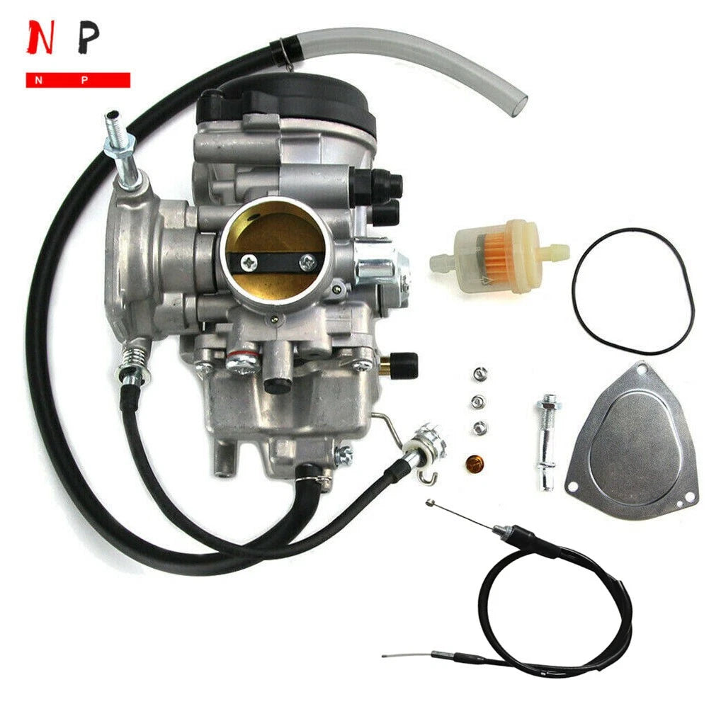 Carburetor + Throttle Cable for Yamaha Wolverine 350 450 (1995–2005)