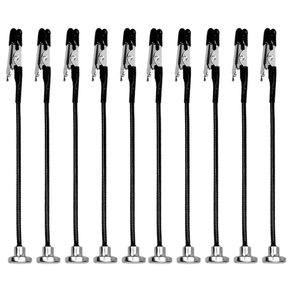 10 Third Hand Soldering Aids with Flexible Gooseneck and Magnetic Base