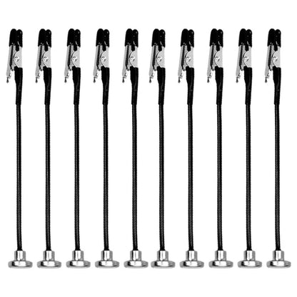 10 Third Hand Soldering Aids with Flexible Gooseneck and Magnetic Base
