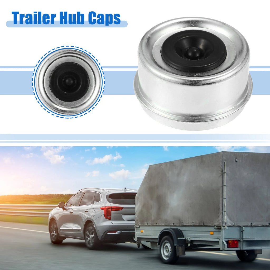 2X Trailer Axle Wheel Dust Cap for Trailer (2.44")