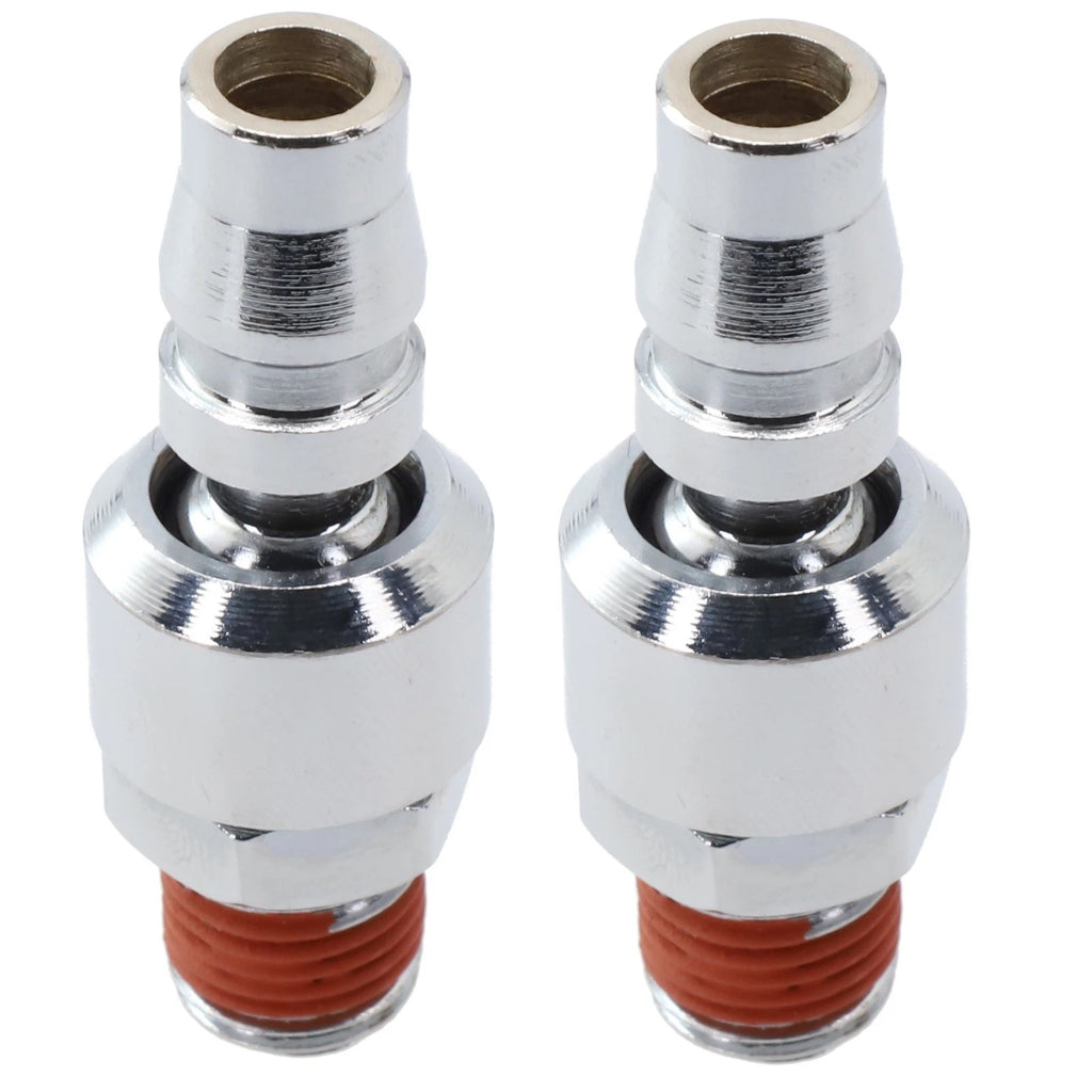 Set of 2 Pneumatic Quick Connectors for Air Compressors and Tools