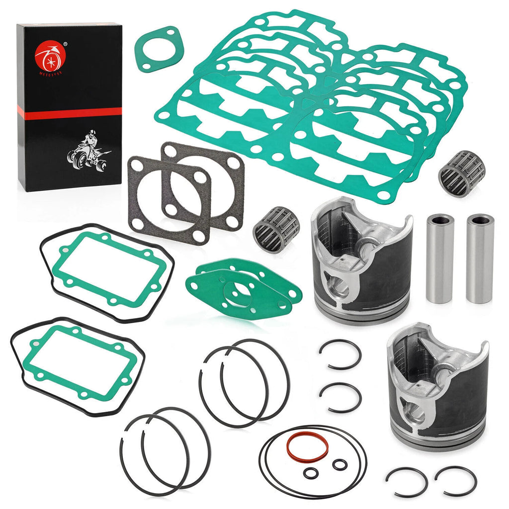 Top End Rebuild Kit Pistons Dual Ring Bearing Gasket for Ski-Doo MXZ 800 (2003–2007)