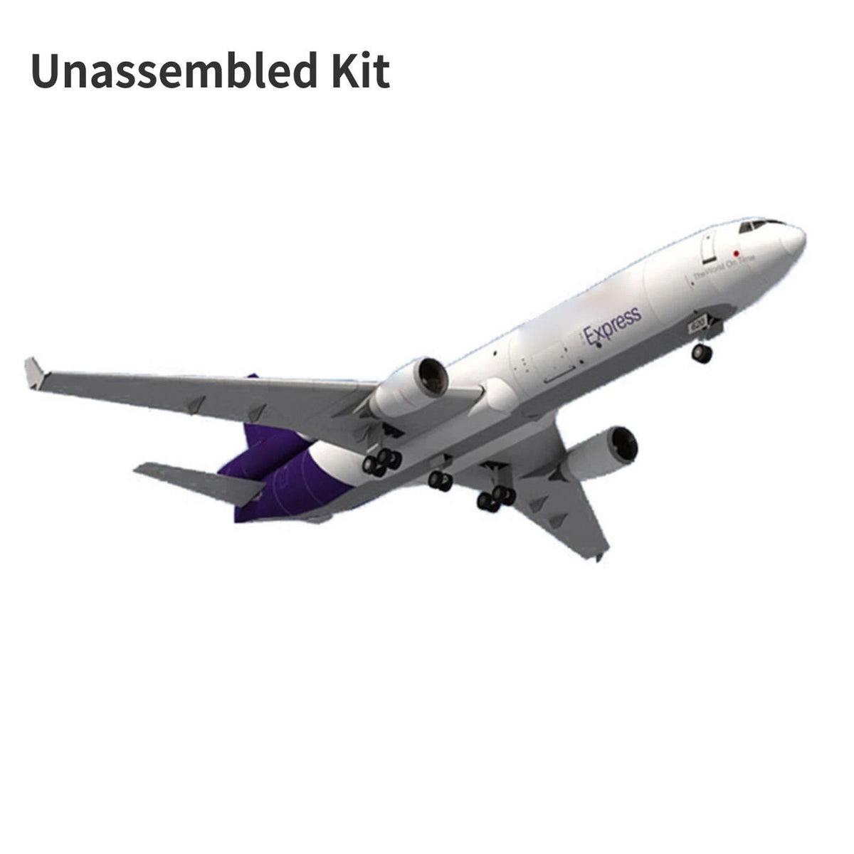 3D Paper Model Kit for Fedex MD-11 (1:100 Scale)