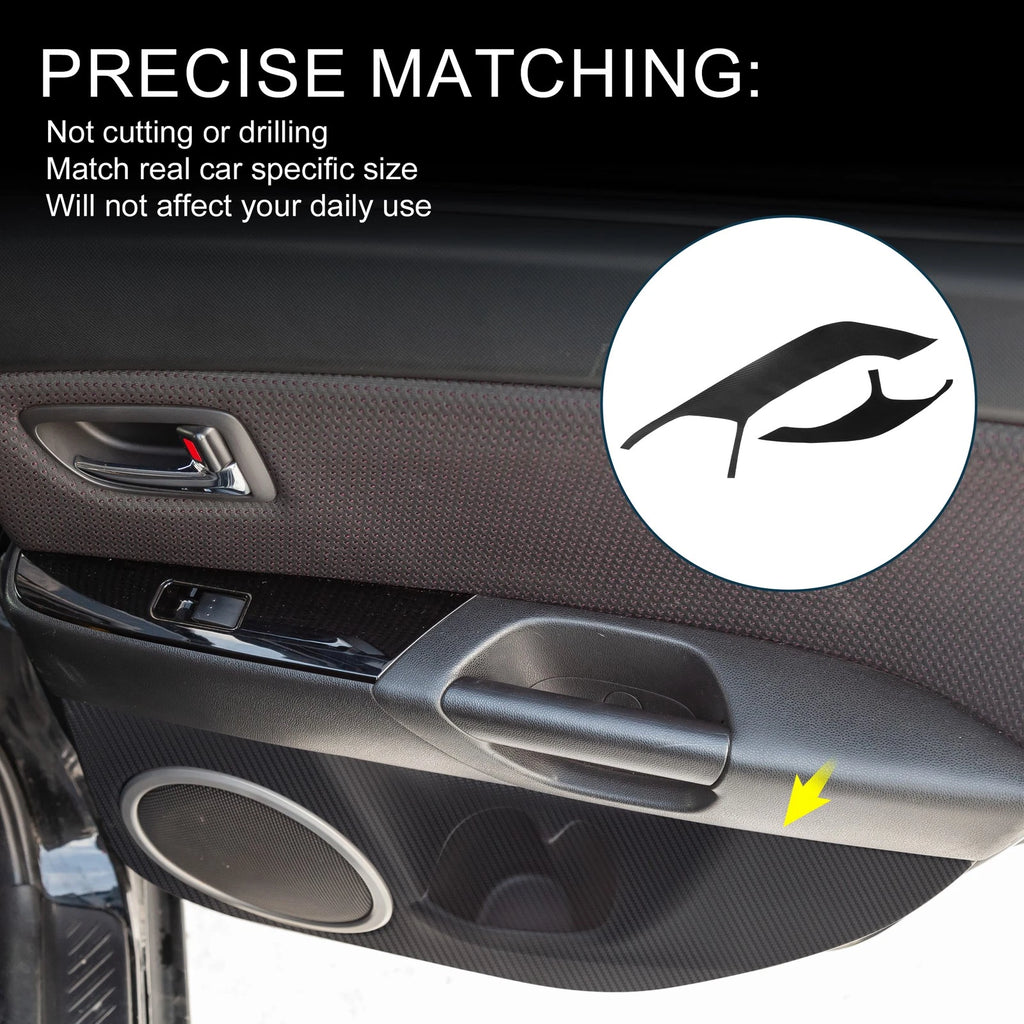 Door Kick Guard Replacement for Mazda 3 Axela Front Rear Driver Passenger (2014–2018)