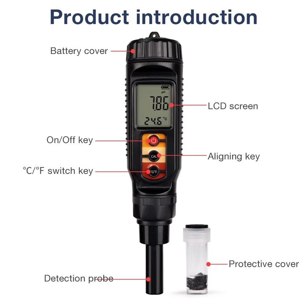 User Centric PH Meter for Soil Dough Water Quality Testing