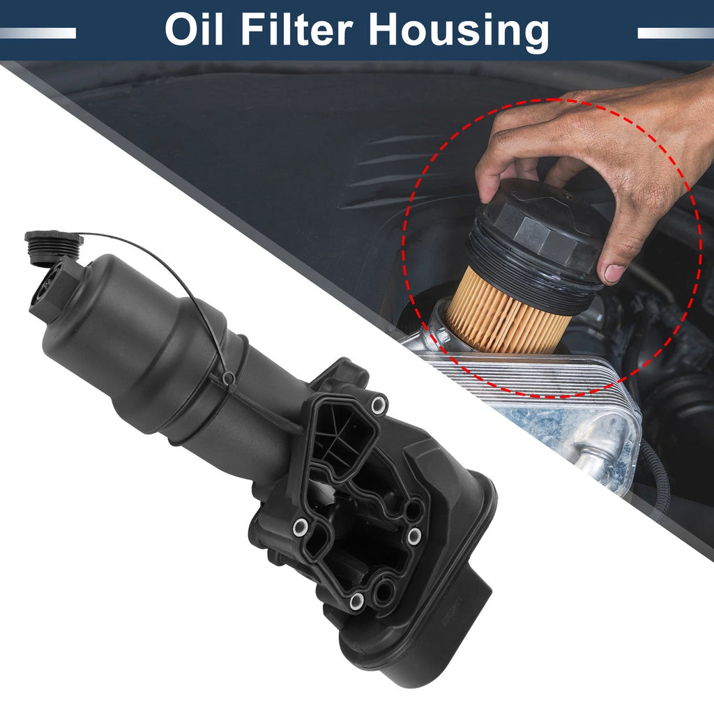 Engine Oil Filter Base Housing Assembly for Volkswagen Jetta (2007–2008)