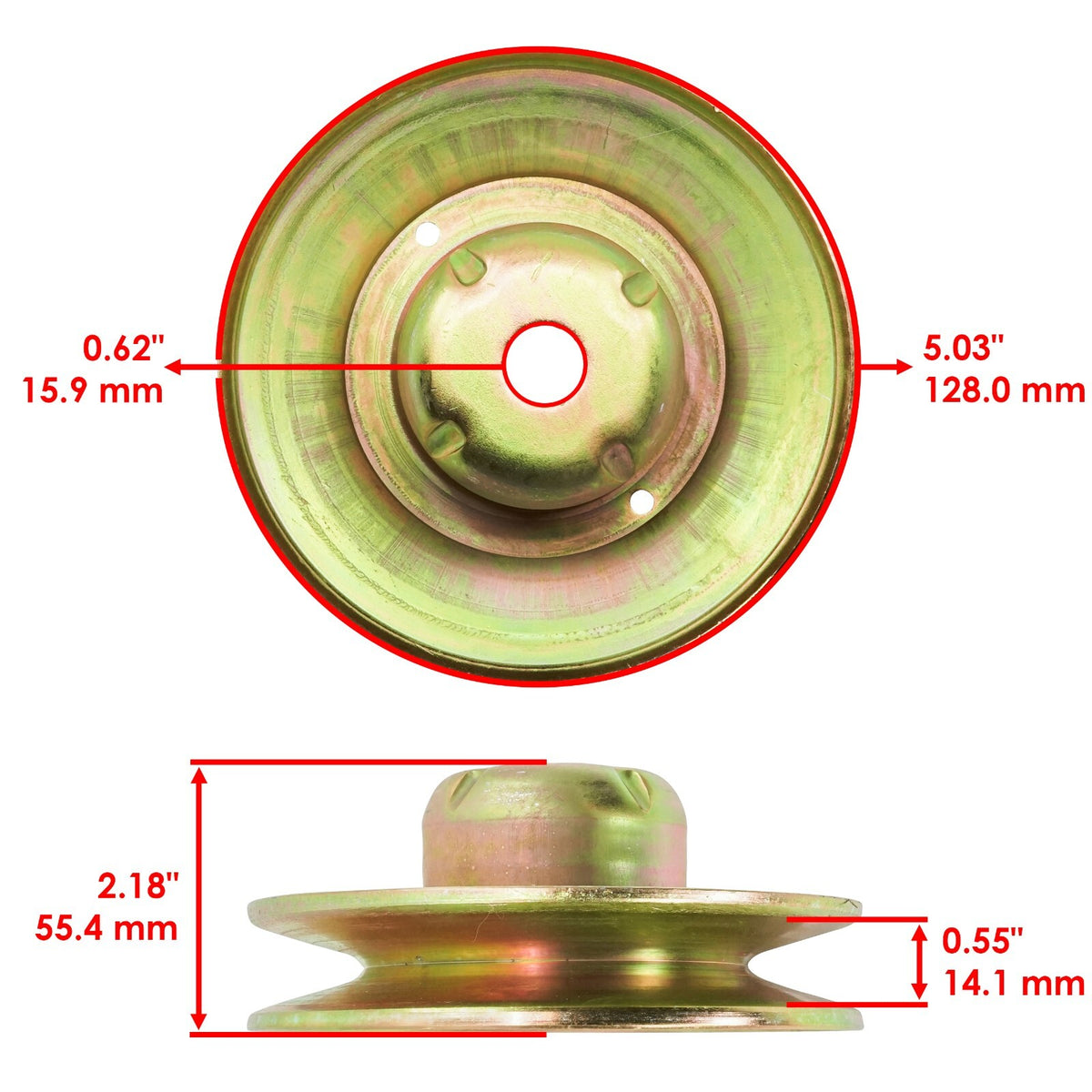 Driven Pulley Replacement for Husqvarna Poulan 532136572 (2015–2015)