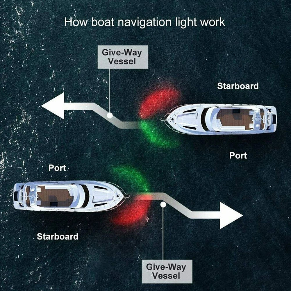 LED Navigation Lights for Boat (12V)